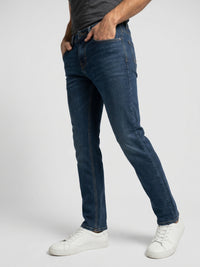 Men Nico Jeans Slim Fit Dark Blue Low Rise