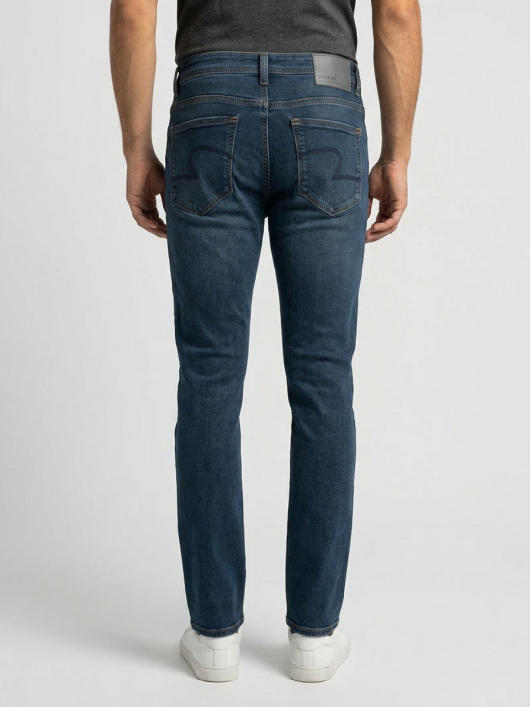 Men Nico Jeans Slim Fit Dark Blue Low Rise