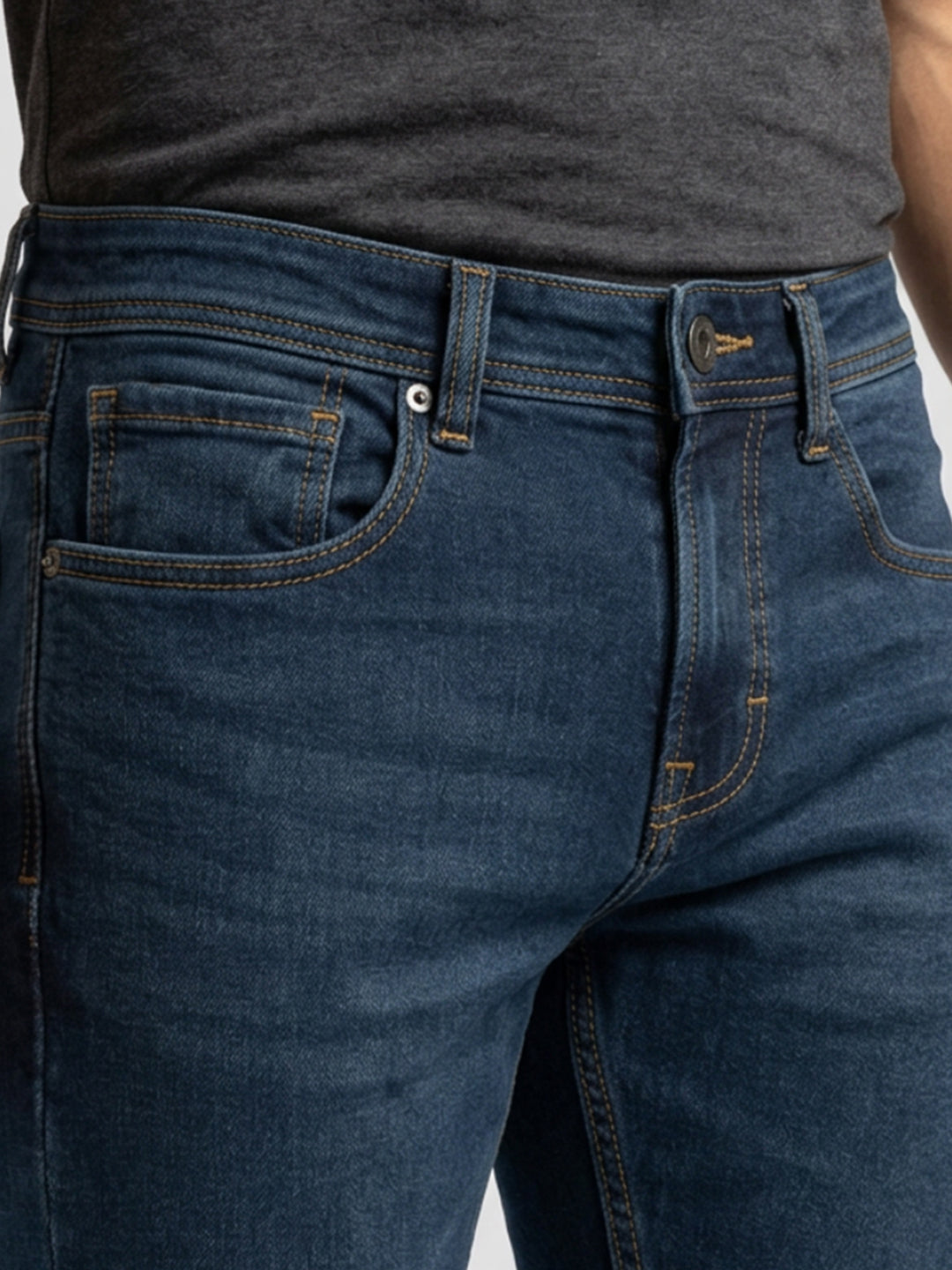 Men Nico Jeans Slim Fit Dark Blue Low Rise