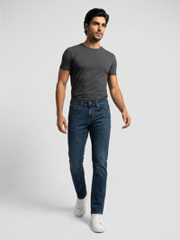 Men Nico Jeans Slim Fit Dark Blue Low Rise