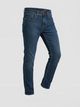 Men Nico Jeans Slim Fit Dark Blue Low Rise