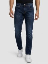 Men Nico Jeans Slim Fit Dark Blue Low Rise