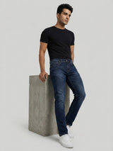 Men Nico Jeans Slim Fit Dark Blue Low Rise