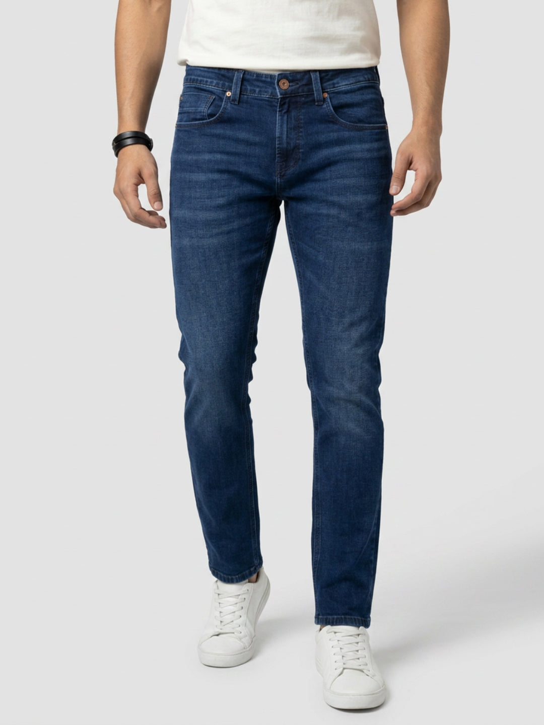 Men Nico Jeans Slim Fit Dark Blue Low Rise