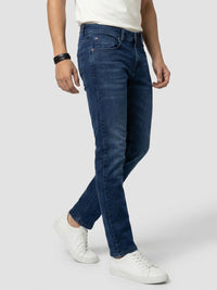 Men Nico Jeans Slim Fit Dark Blue Low Rise