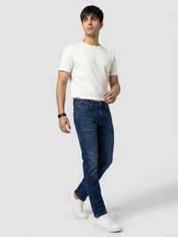 Men Nico Jeans Slim Fit Dark Blue Low Rise