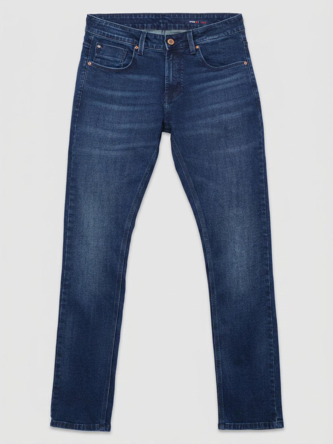 Men Nico Jeans Slim Fit Dark Blue Low Rise