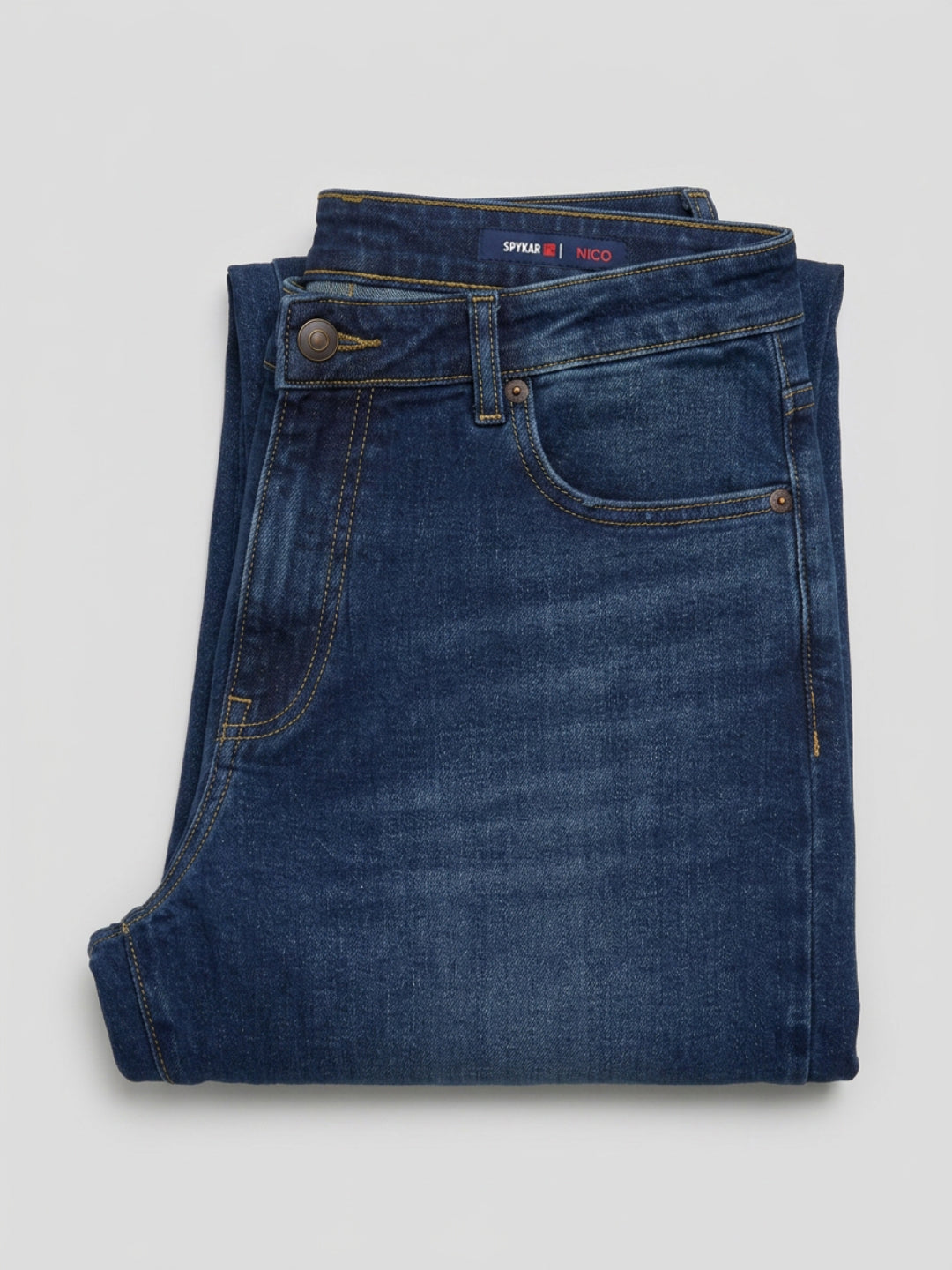 Men Nico Jeans Slim Fit Dark Blue Low Rise