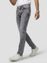Men Nico Jeans Slim Fit Grey Low Rise