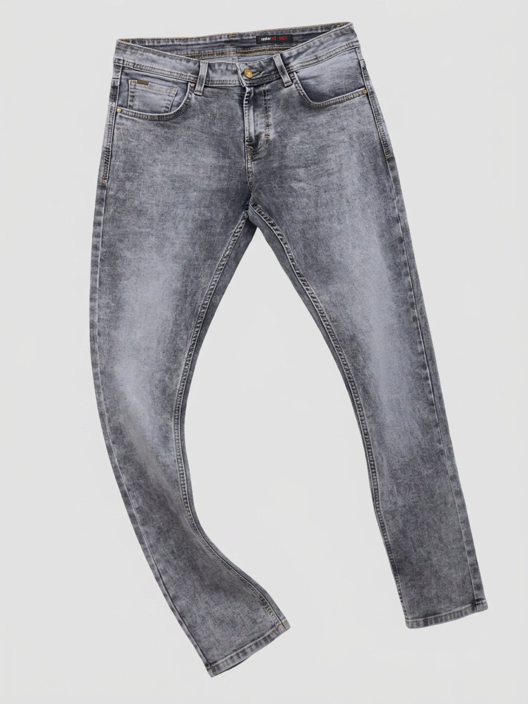 Men Nico Jeans Slim Fit Grey Low Rise