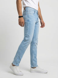 Men Nico Jeans Slim Fit Ice Blue Low Rise