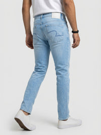 Men Nico Jeans Slim Fit Ice Blue Low Rise