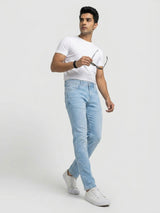 Men Nico Jeans Slim Fit Ice Blue Low Rise