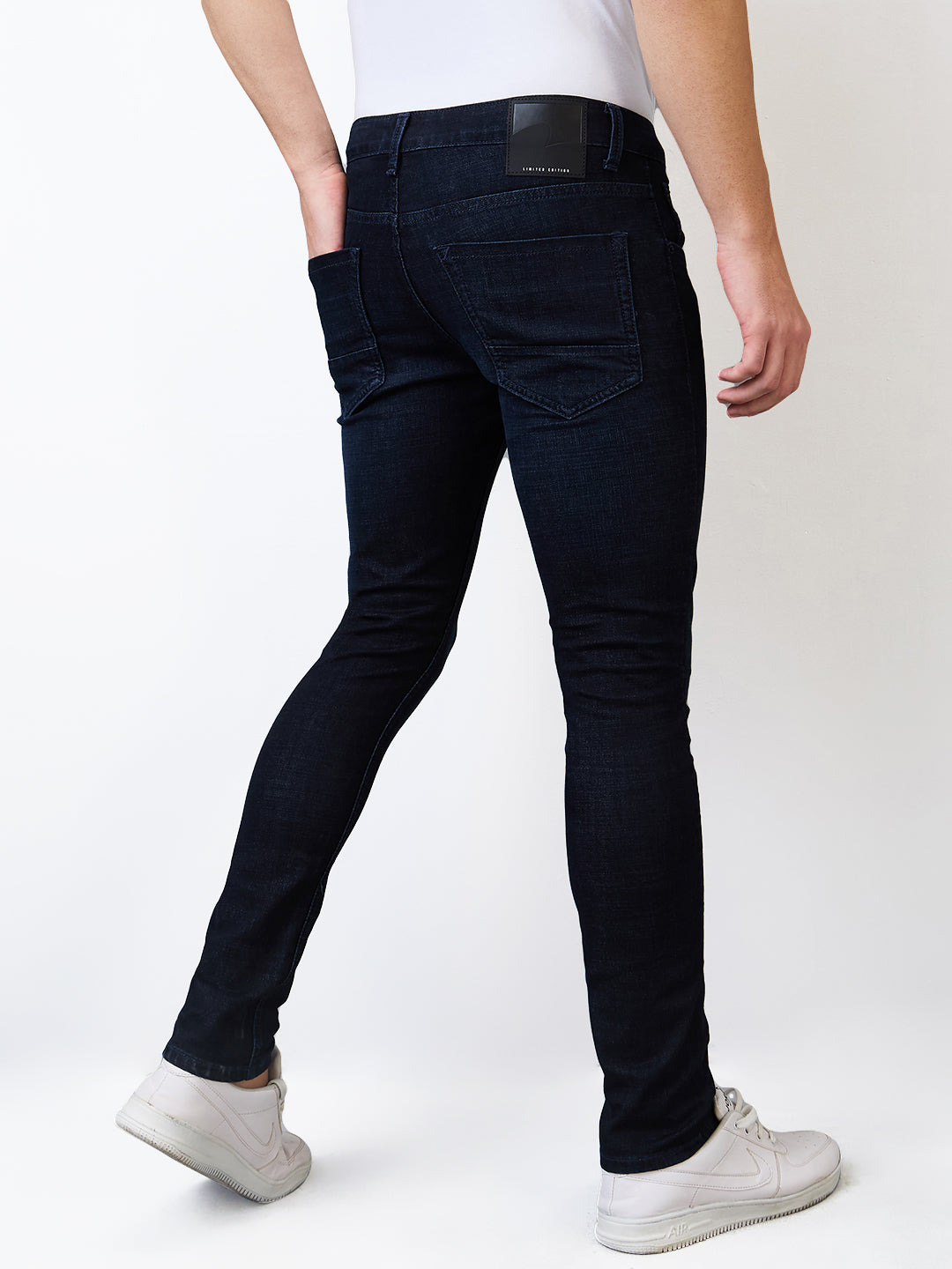 Spykar Slim Fit Low Rise Cotton Jeans For Men