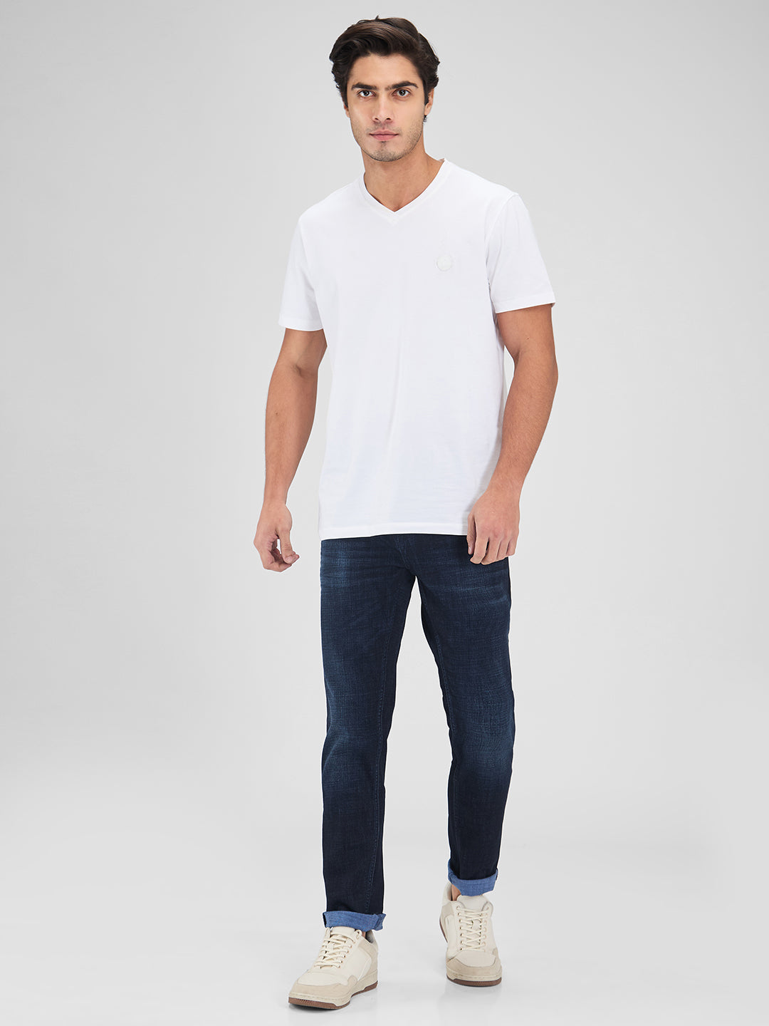 Spykar Blue Skinny Slim Fit Low Rise Jeans For Men