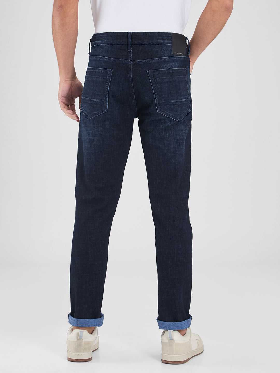 Spykar Blue Skinny Slim Fit Low Rise Jeans For Men