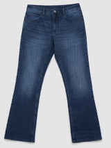 Men Rafter Jeans Boot Cut Fit Dark Blue Mid Rise