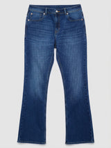 Men Rafter Jeans Boot Cut Fit Mid Blue Mid Rise
