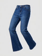 Men Rafter Jeans Boot Cut Fit Mid Blue Mid Rise