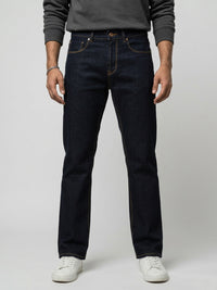 Men Rafter Jeans Boot Cut Fit Blue Mid Rise