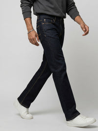 Men Rafter Jeans Boot Cut Fit Blue Mid Rise