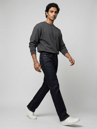 Men Rafter Jeans Boot Cut Fit Blue Mid Rise