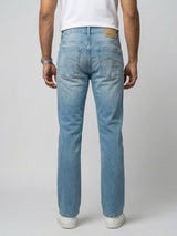 Men Rafter Jeans Boot Cut Fit Mid Blue Mid Rise