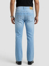 Men Rafter Jeans Boot Cut Fit Light Blue Mid Rise
