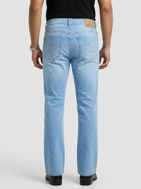 Men Rafter Jeans Boot Cut Fit Light Blue Mid Rise