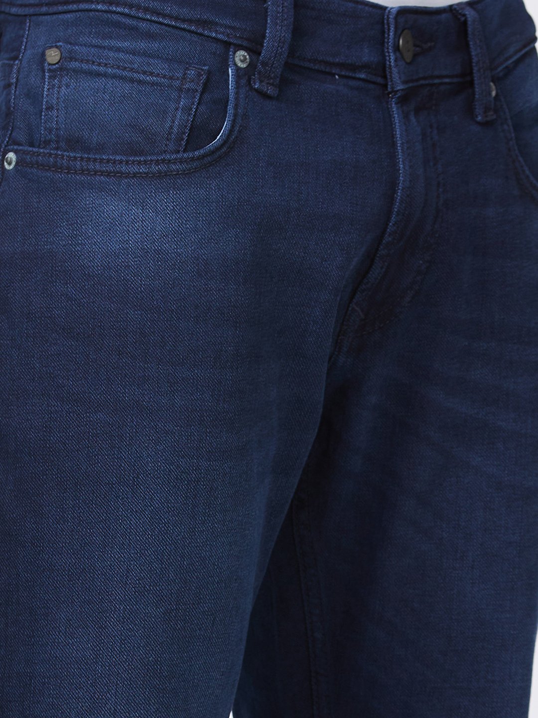 Spykar Dark Blue Comfort Fit Casual Jeans For Men