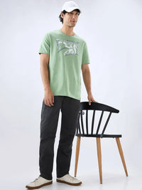 Men Ricardo Jeans Comfort Fit Green Mid Rise