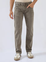 Men Ricardo Jeans Comfort Fit Brown Mid Rise