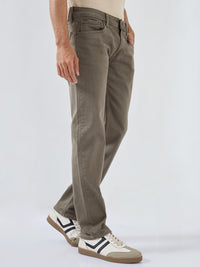 Men Ricardo Jeans Comfort Fit Brown Mid Rise