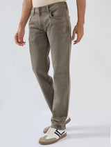 Men Ricardo Jeans Comfort Fit Brown Mid Rise