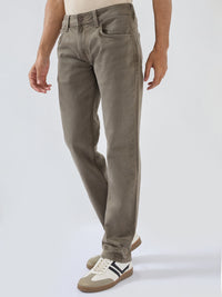 Men Ricardo Jeans Comfort Fit Brown Mid Rise