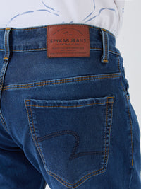 Men Ricardo Jeans Comfort Fit Dark Blue Mid Rise