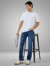 Men Ricardo Jeans Comfort Fit Dark Blue Mid Rise