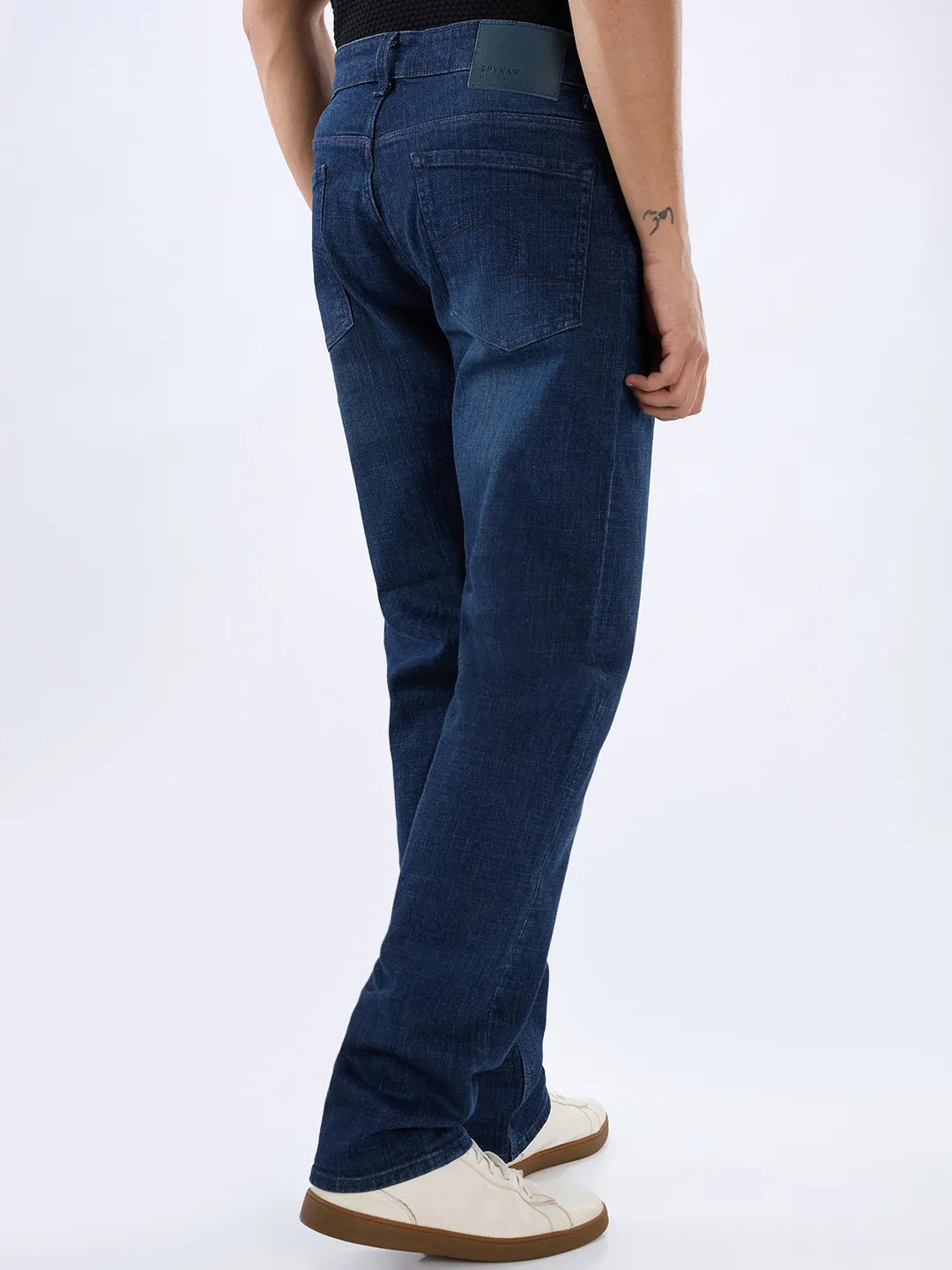 Men Ricardo Jeans Comfort Fit Dark Blue Mid Rise