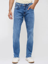 Men Ricardo Jeans Comfort Fit Light Blue Mid Rise