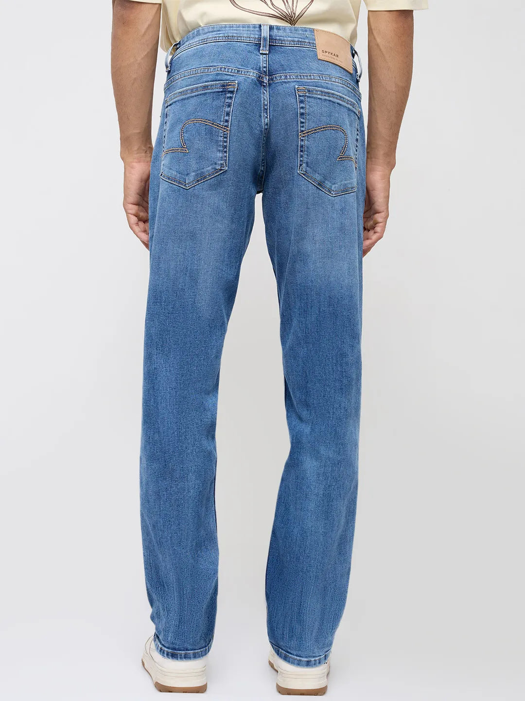 Men Ricardo Jeans Comfort Fit Light Blue Mid Rise
