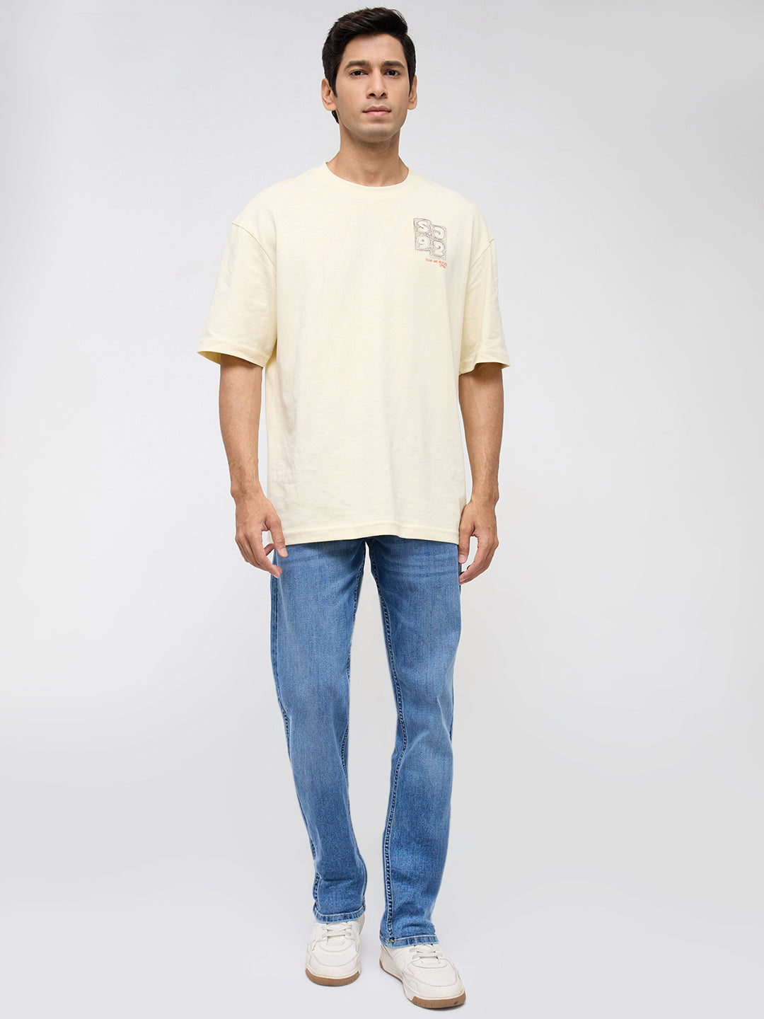 Men Ricardo Jeans Comfort Fit Light Blue Mid Rise