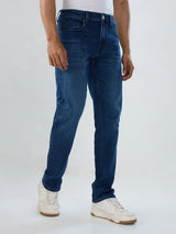 Men Ricardo Jeans Comfort Fit Mid Blue Mid Rise