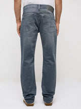 Men Ricardo Jeans Comfort Fit Grey Mid Rise