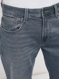 Men Ricardo Jeans Comfort Fit Grey Mid Rise
