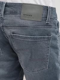 Men Ricardo Jeans Comfort Fit Grey Mid Rise