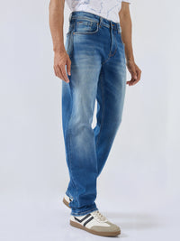 Men Ricardo Jeans Comfort Fit Vintage Blue Mid Rise