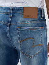 Men Ricardo Jeans Comfort Fit Vintage Blue Mid Rise