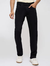 Men Ricardo Jeans Comfort Fit Black Mid Rise