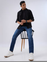 Men Ricardo Jeans Comfort Fit Blue Mid Rise