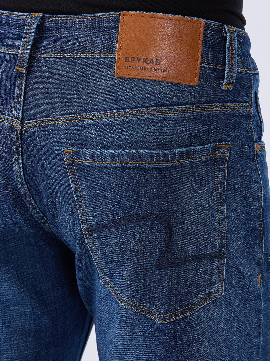 Men Ricardo Jeans Comfort Fit Blue Mid Rise